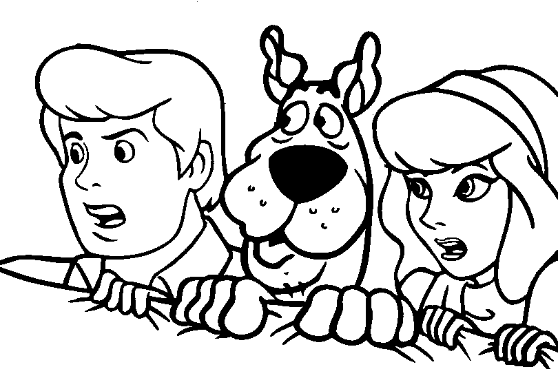 Desenho de Scooby-Doo para imprimir
