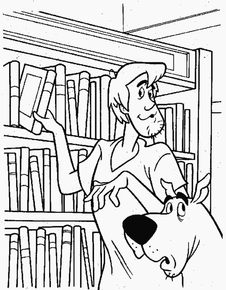 Desenho de Scooby-Doo para imprimir