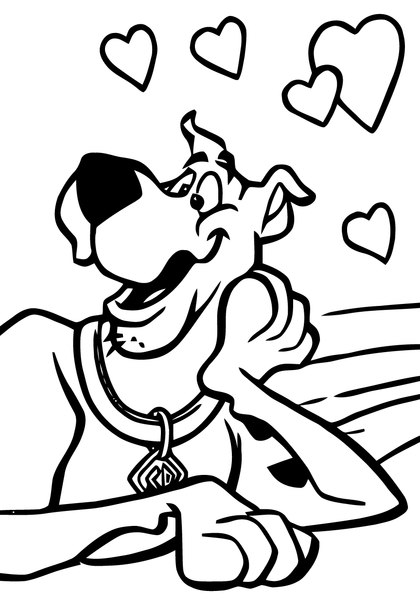 Desenho de Scooby-Doo para imprimir