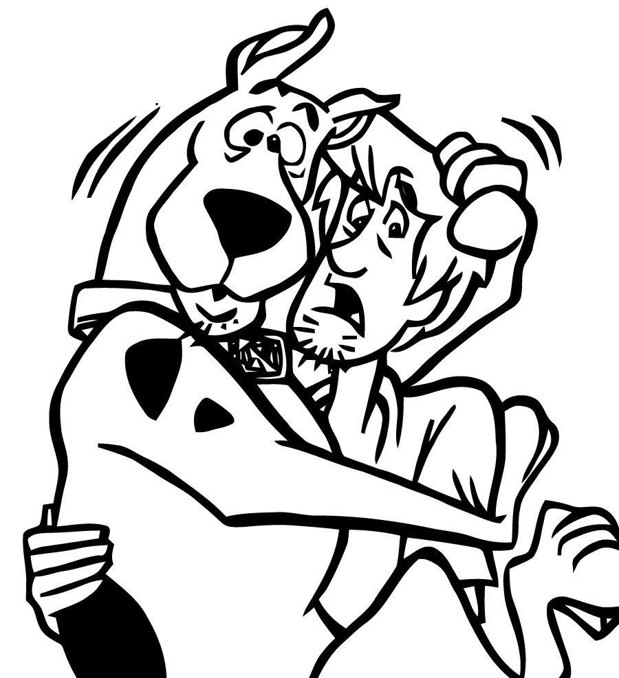 Desenho de Scooby-Doo para imprimir