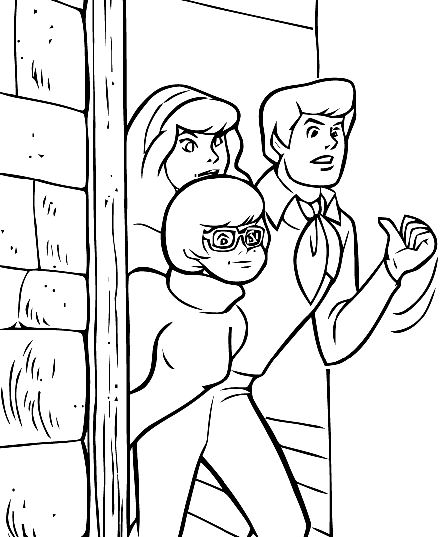 Desenho de Scooby-Doo para imprimir