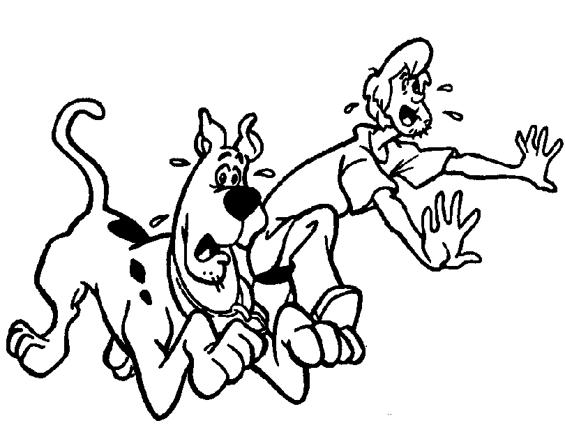 Desenho de Scooby-Doo para imprimir