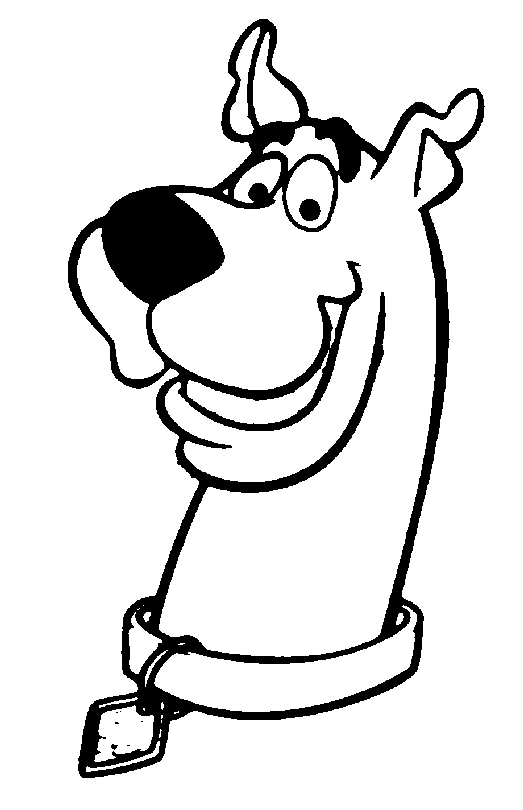 Desenho de Scooby-Doo para imprimir
