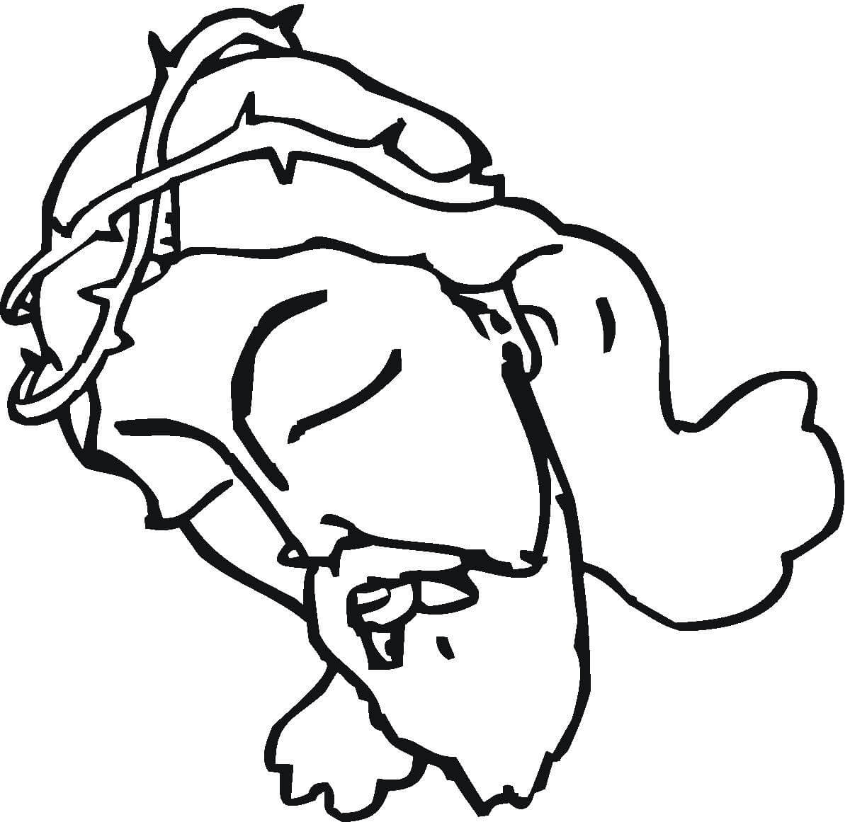 Desenho de Sexta-feira Santa para imprimir