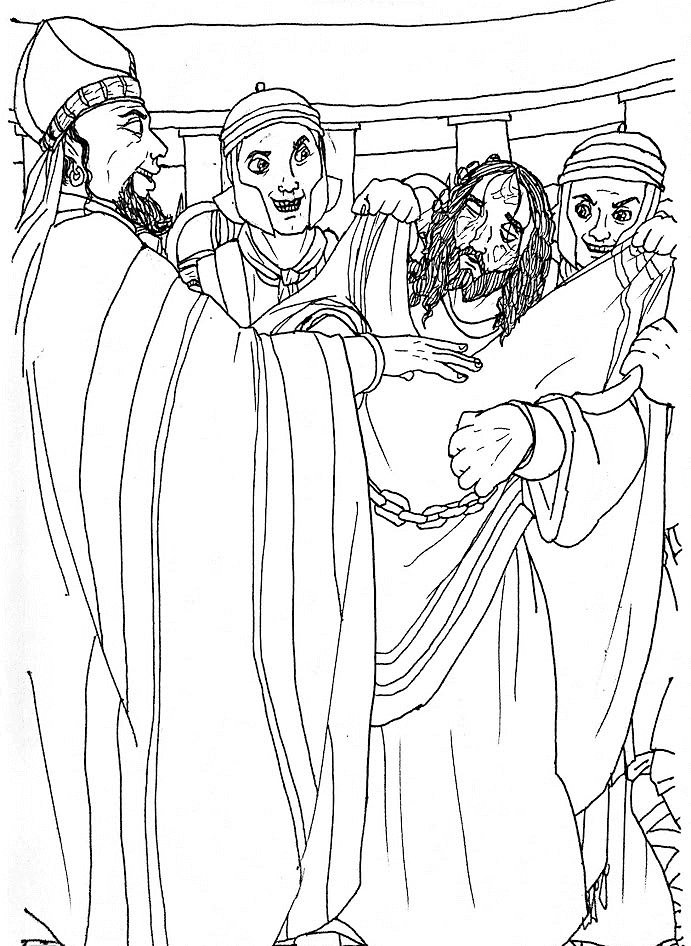 Desenho de Sexta-feira Santa para imprimir