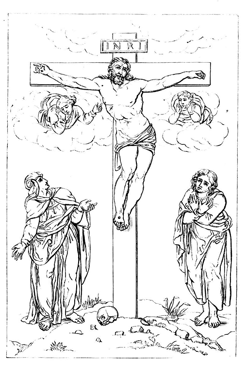 Desenho de Sexta-feira Santa para imprimir