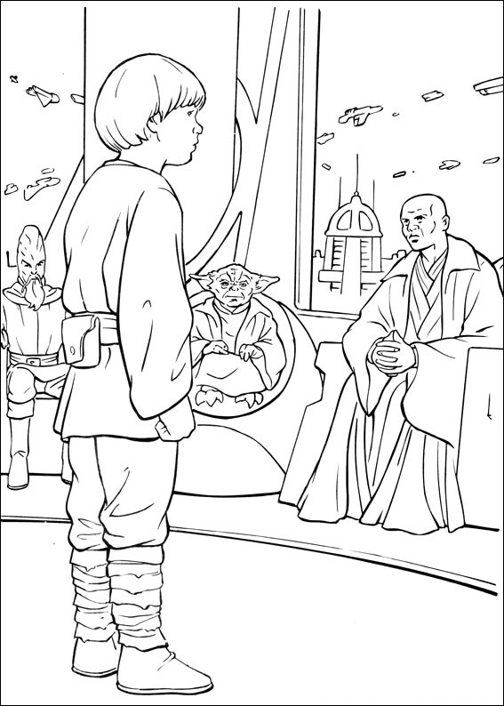 Desenho de Star Wars para imprimir