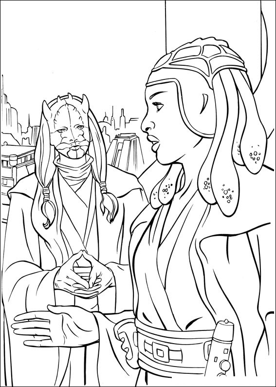 Desenho de Star Wars para imprimir