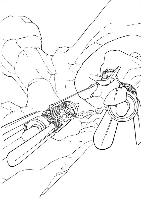 Desenho de Star Wars para imprimir