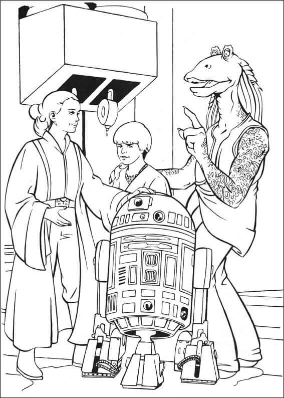 Desenho de Star Wars para imprimir