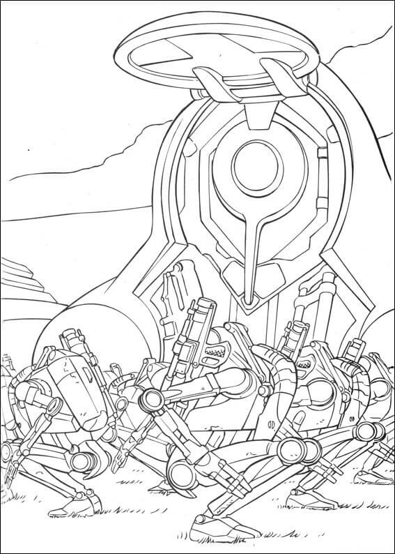 Desenho de Star Wars para imprimir