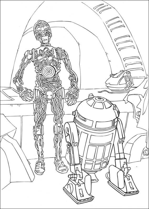 Desenho de Star Wars para imprimir