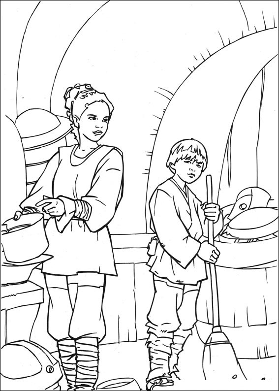 Desenho de Star Wars para imprimir