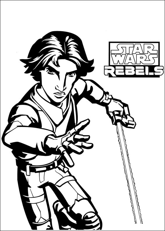 Desenho de Star Wars para imprimir