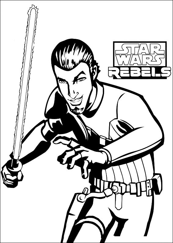 Desenho de Star Wars para imprimir