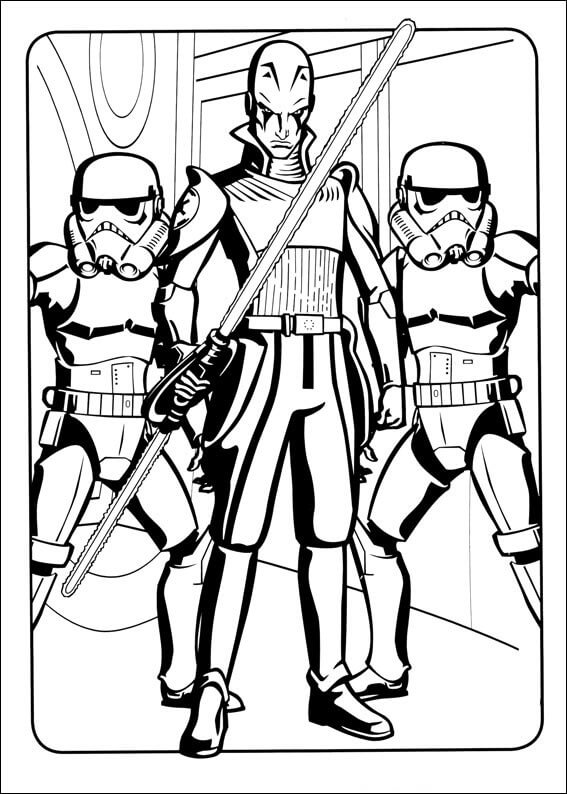 Desenho de Star Wars para imprimir