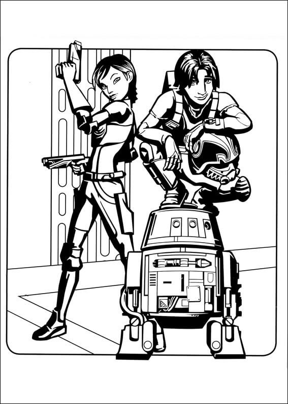 Desenho de Star Wars para imprimir