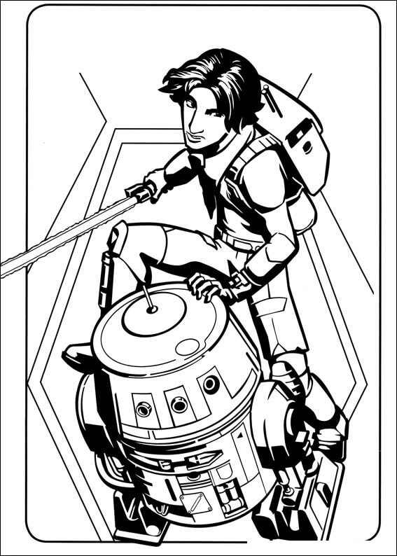 Desenho de Star Wars para imprimir