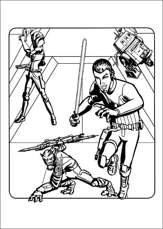 Desenho de Star Wars para imprimir