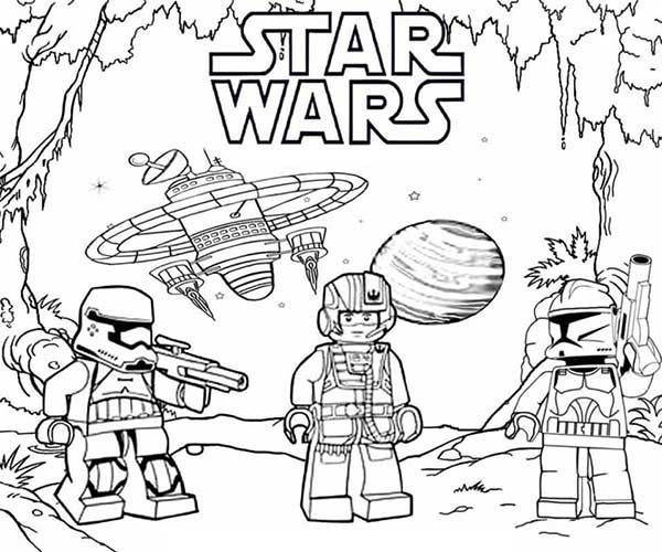 Desenho de Star Wars para imprimir