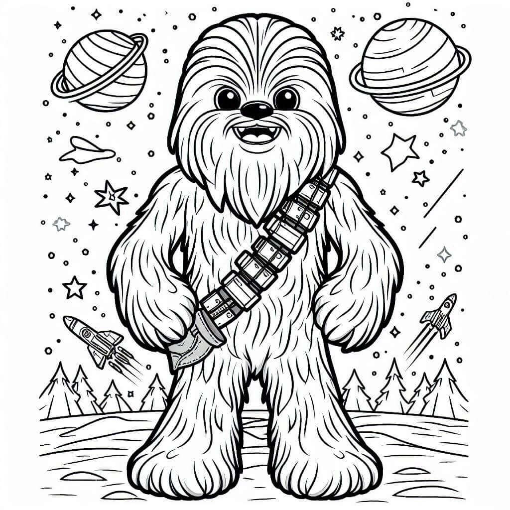 Desenho de Star Wars para imprimir