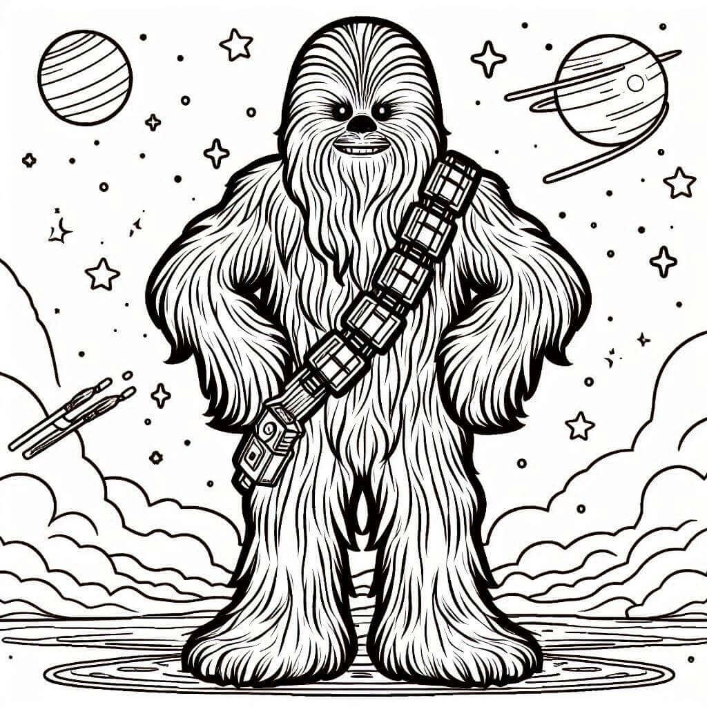 Desenho de Star Wars para imprimir