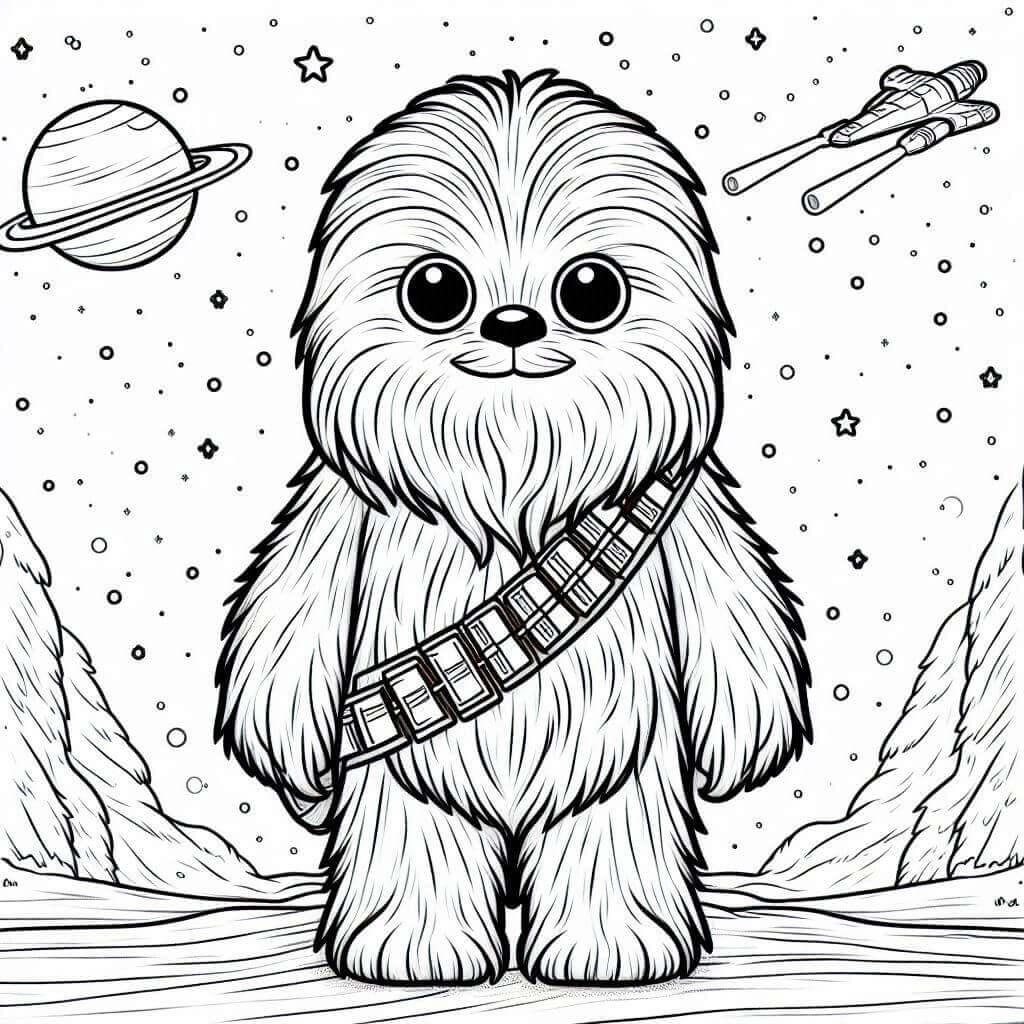 Desenho de Star Wars para imprimir