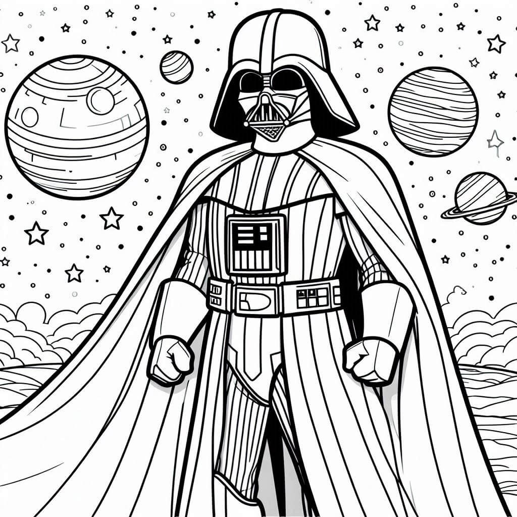 Desenho de Star Wars para imprimir