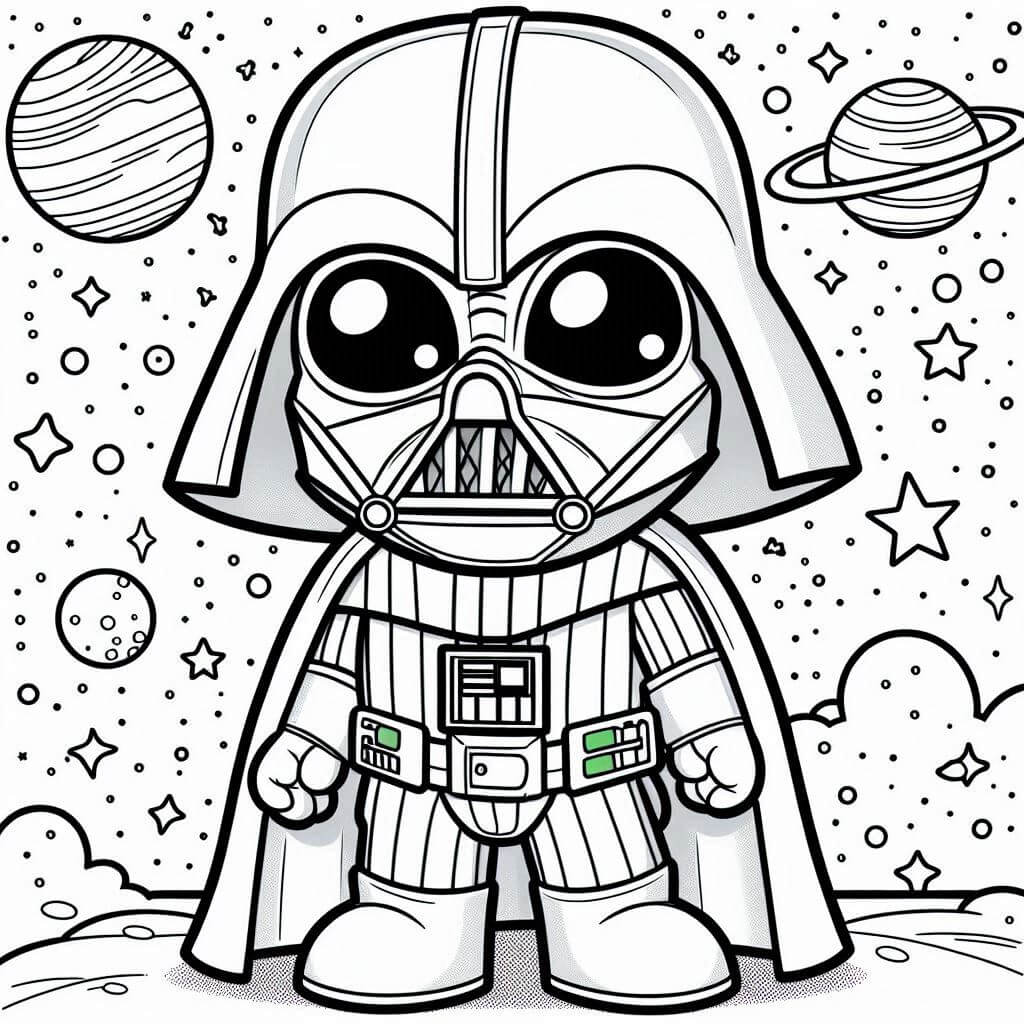 Desenho de Star Wars para imprimir