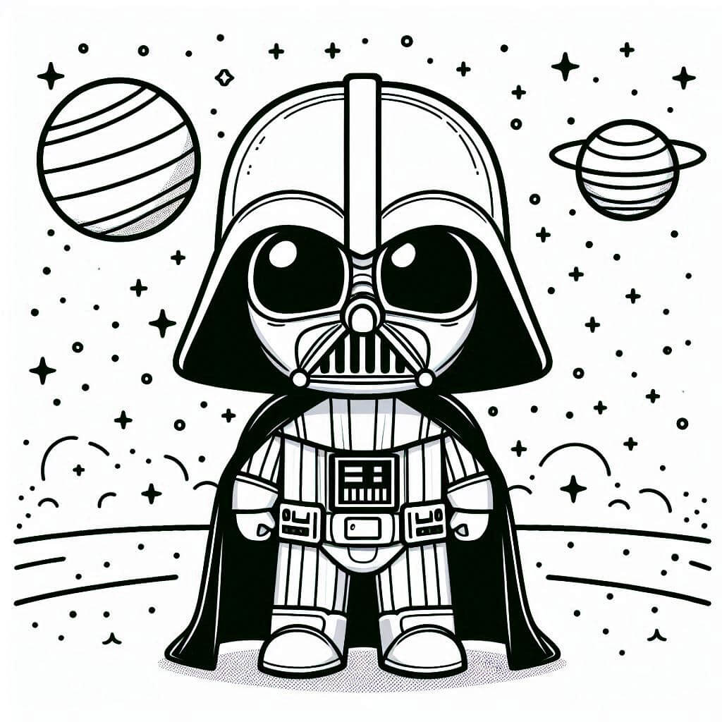 Desenho de Star Wars para imprimir