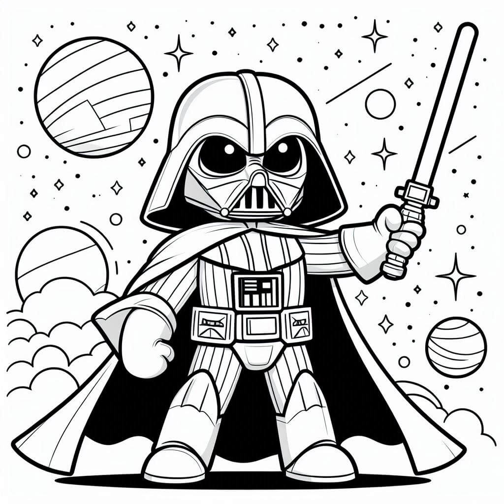 Desenho de Star Wars para imprimir