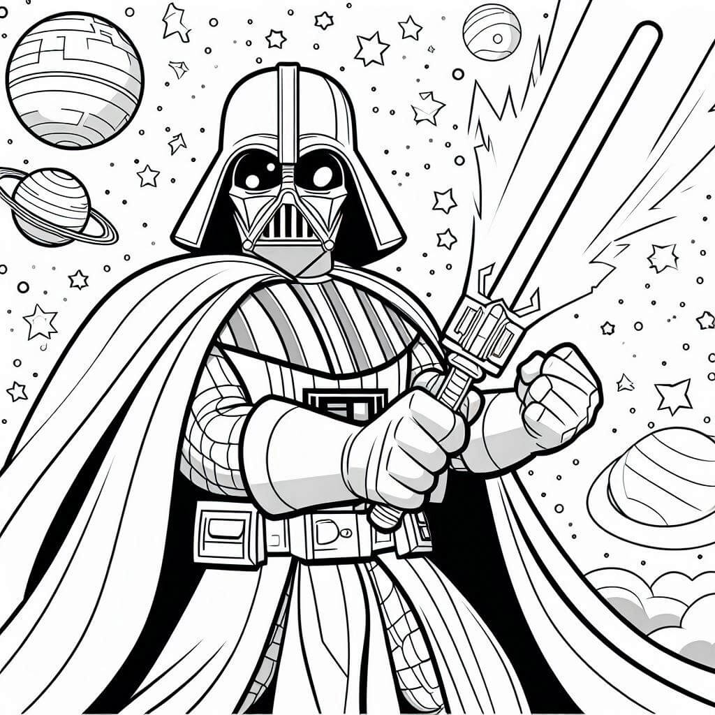 Desenho de Star Wars para imprimir
