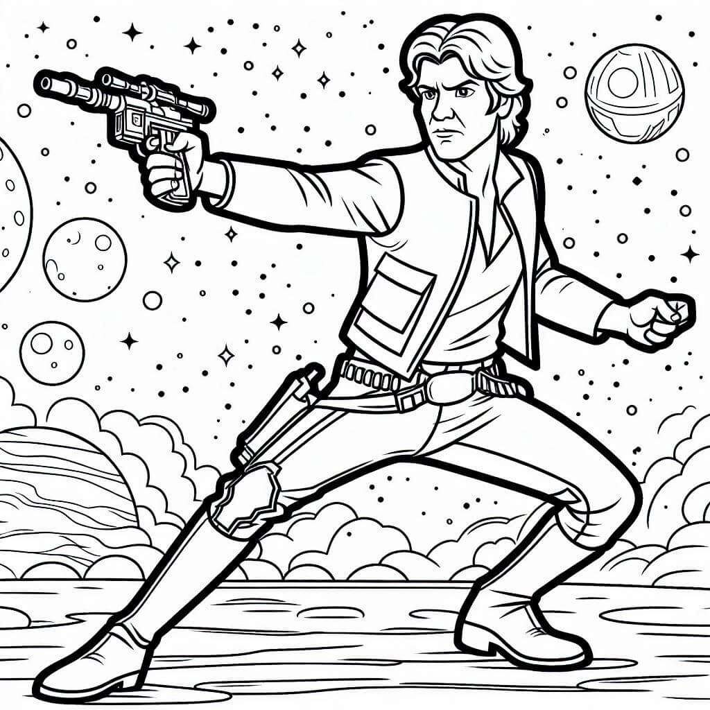 Desenho de Star Wars para imprimir