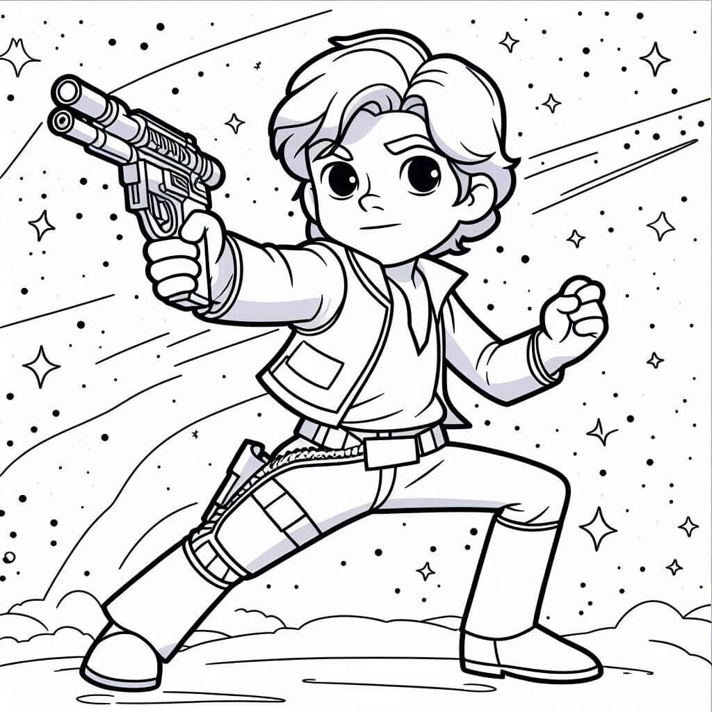Desenho de Star Wars para imprimir