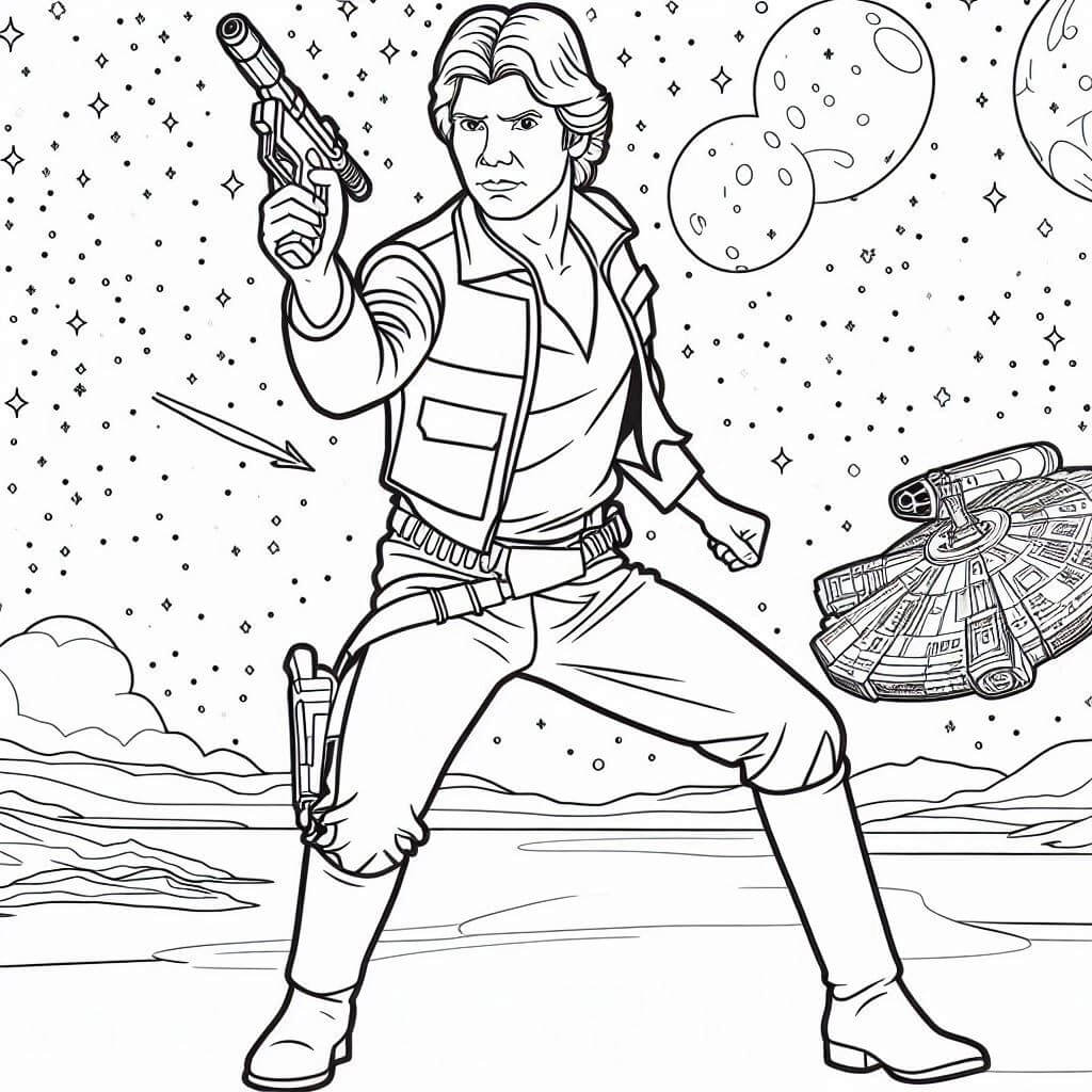 Desenho de Star Wars para imprimir