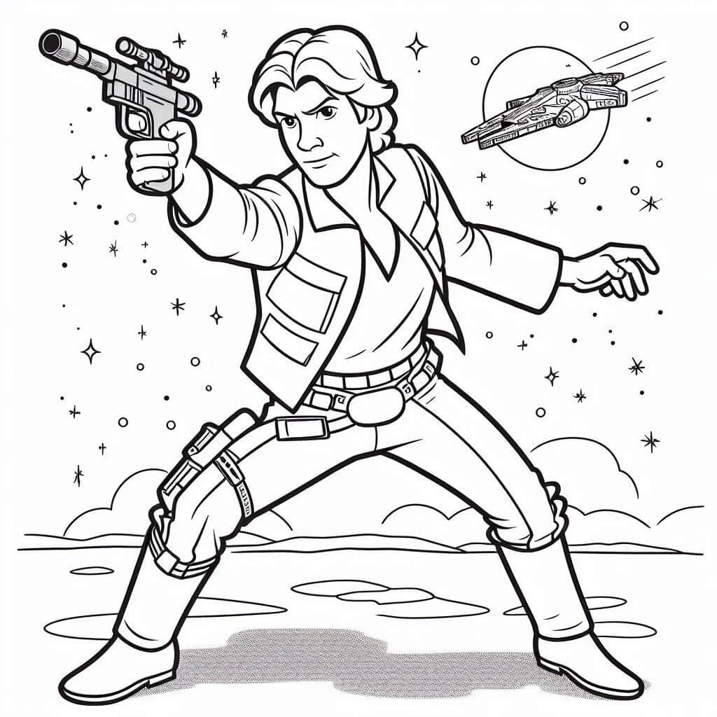 Desenho de Star Wars para imprimir