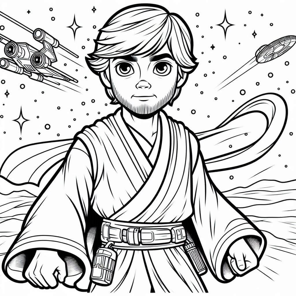Desenho de Star Wars para imprimir