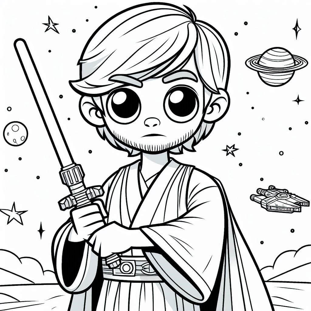 Desenho de Star Wars para imprimir