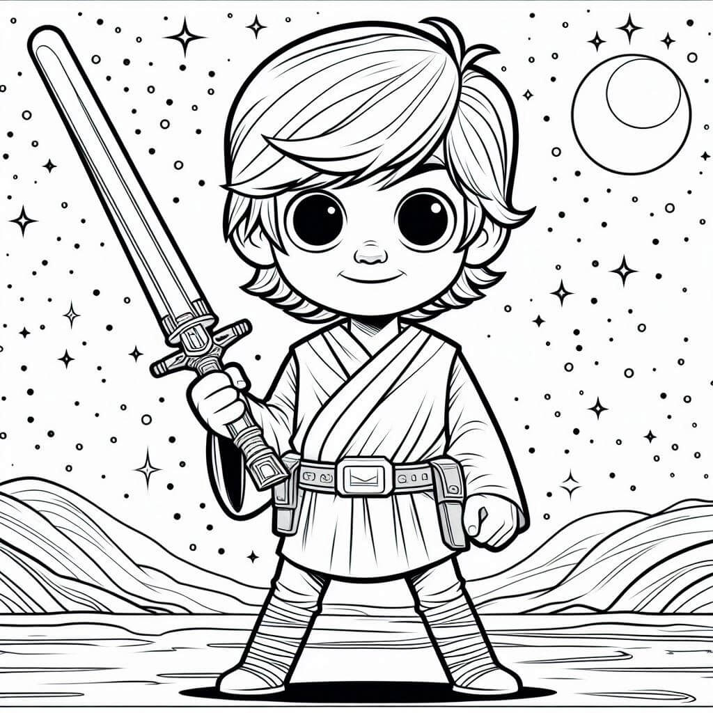 Desenho de Star Wars para imprimir
