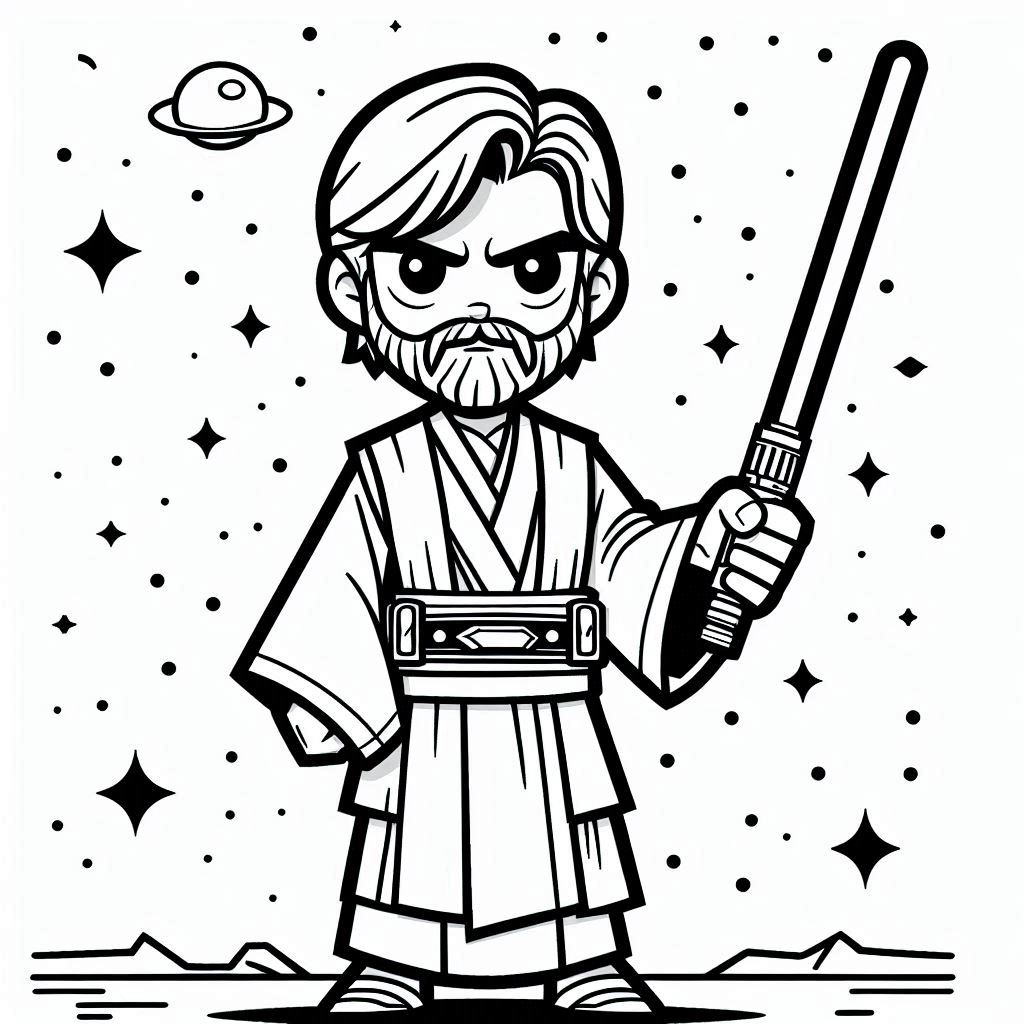 Desenho de Star Wars para imprimir