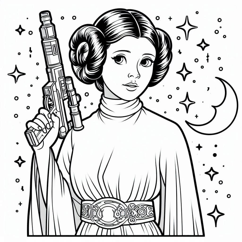 Desenho de Star Wars para imprimir