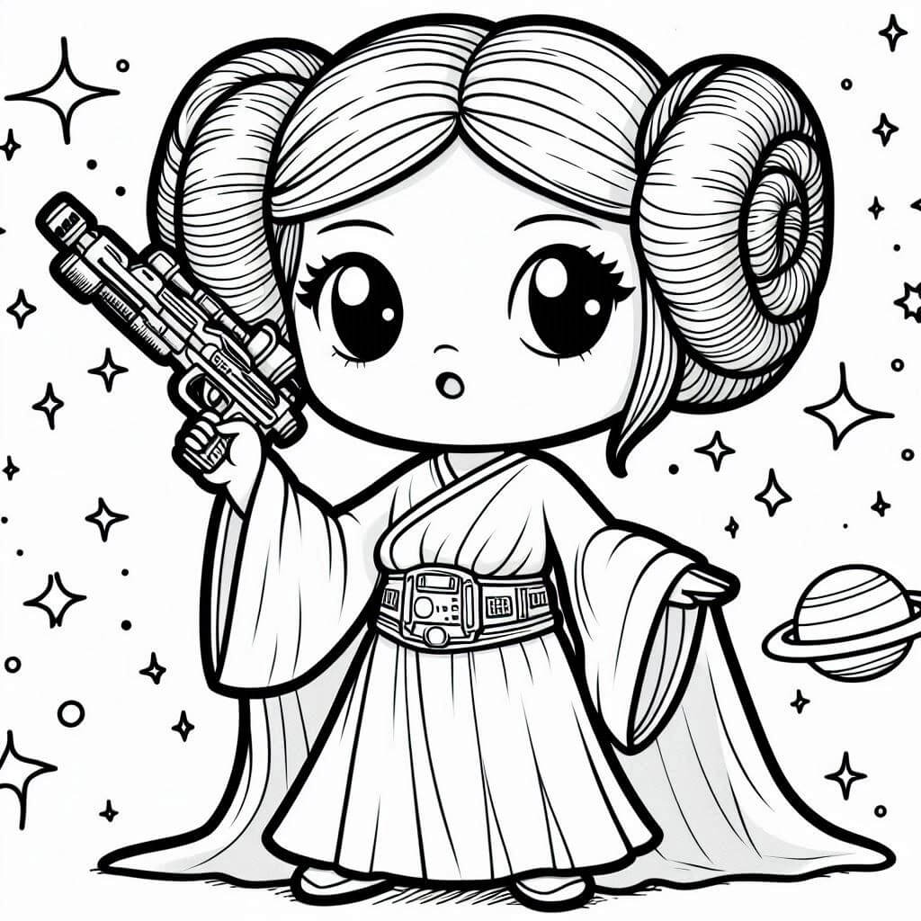 Desenho de Star Wars para imprimir