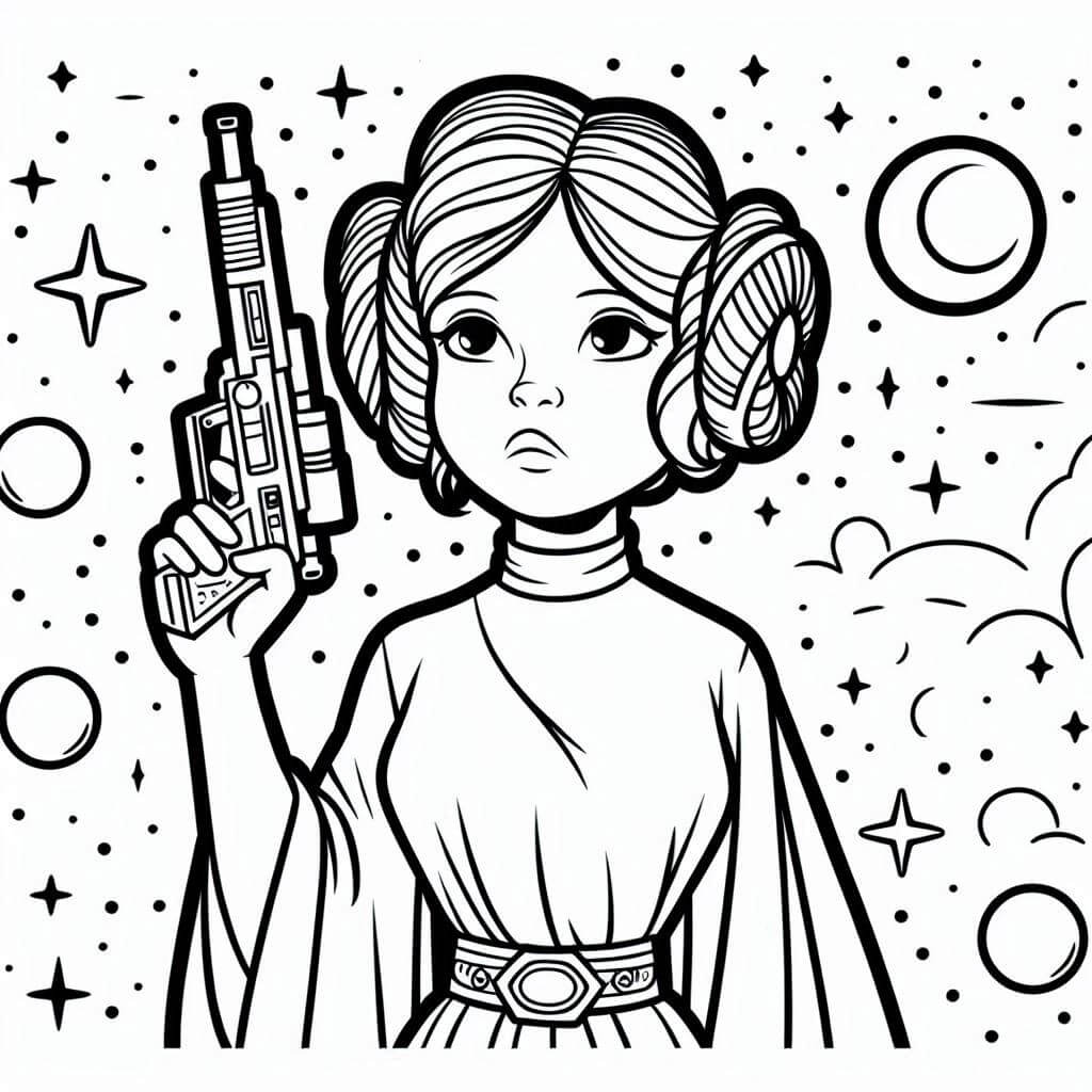 Desenho de Star Wars para imprimir