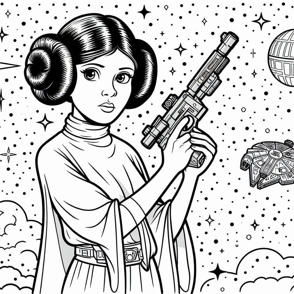 Desenho de Star Wars para imprimir