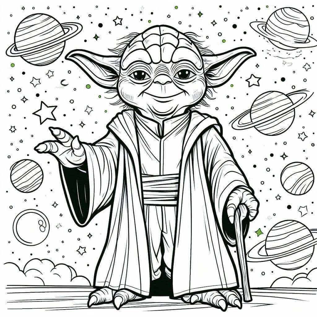 Desenho de Star Wars para imprimir