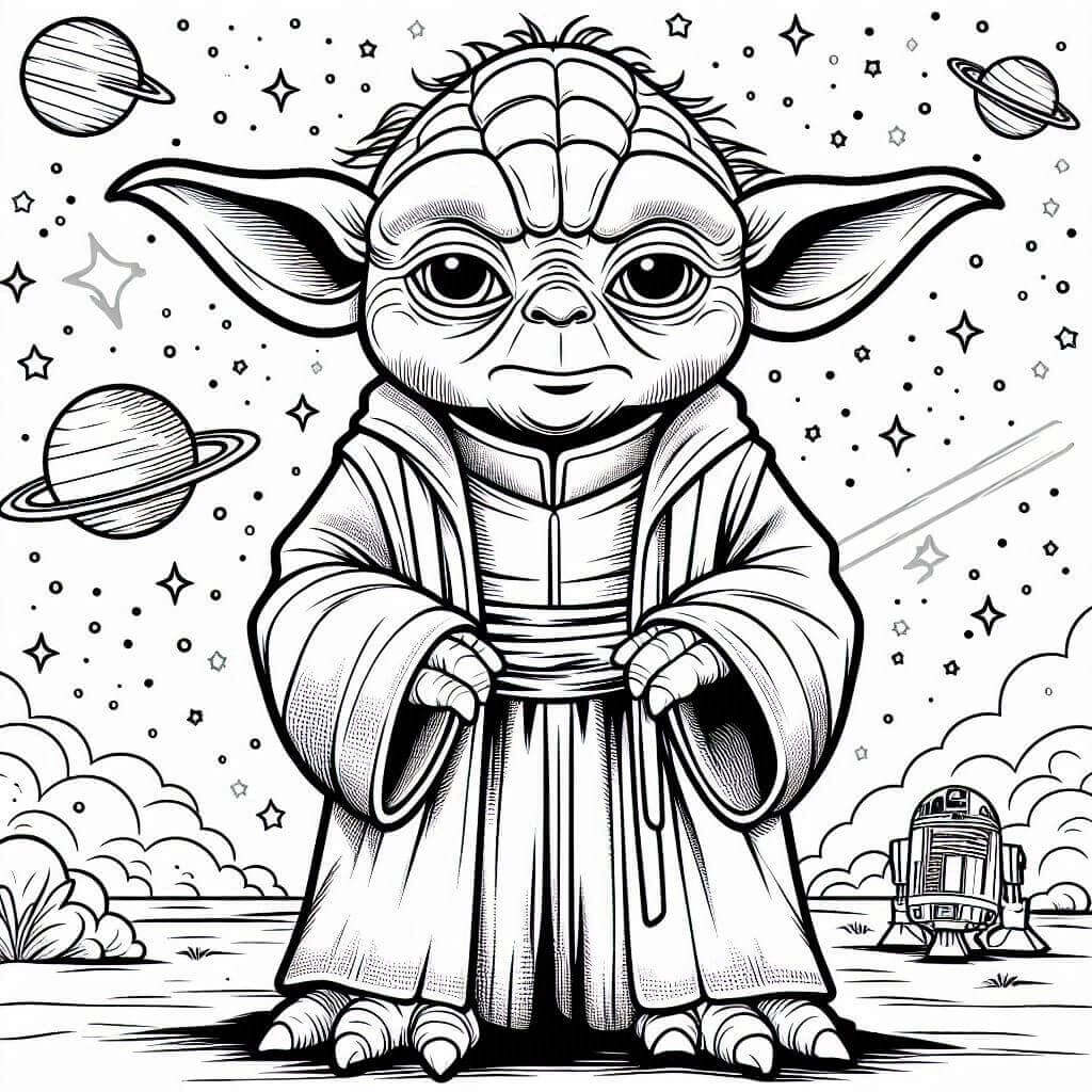 Desenho de Star Wars para imprimir