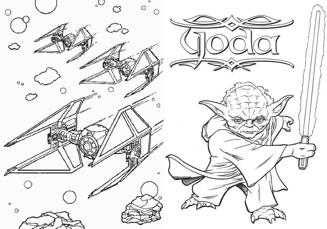 Desenho de Star Wars para imprimir