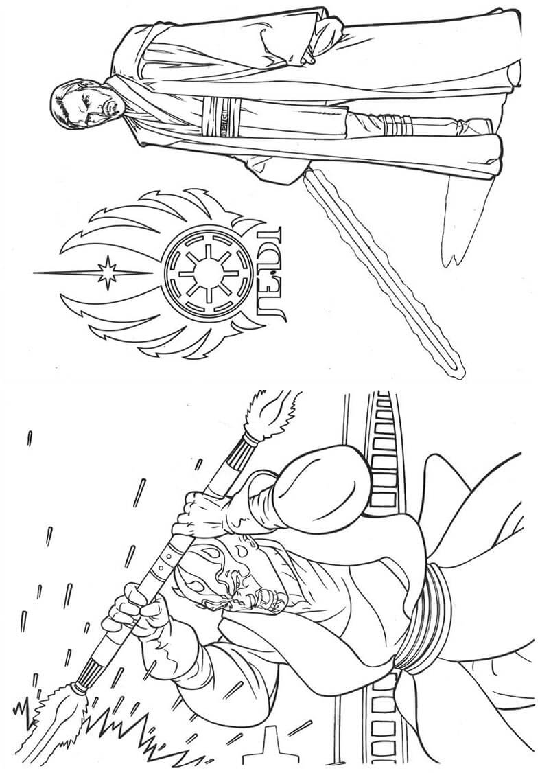 Desenho de Star Wars para imprimir