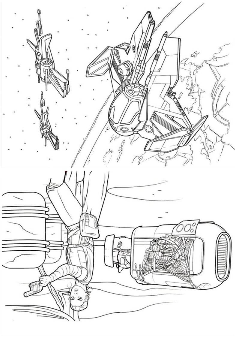 Desenho de Star Wars para imprimir