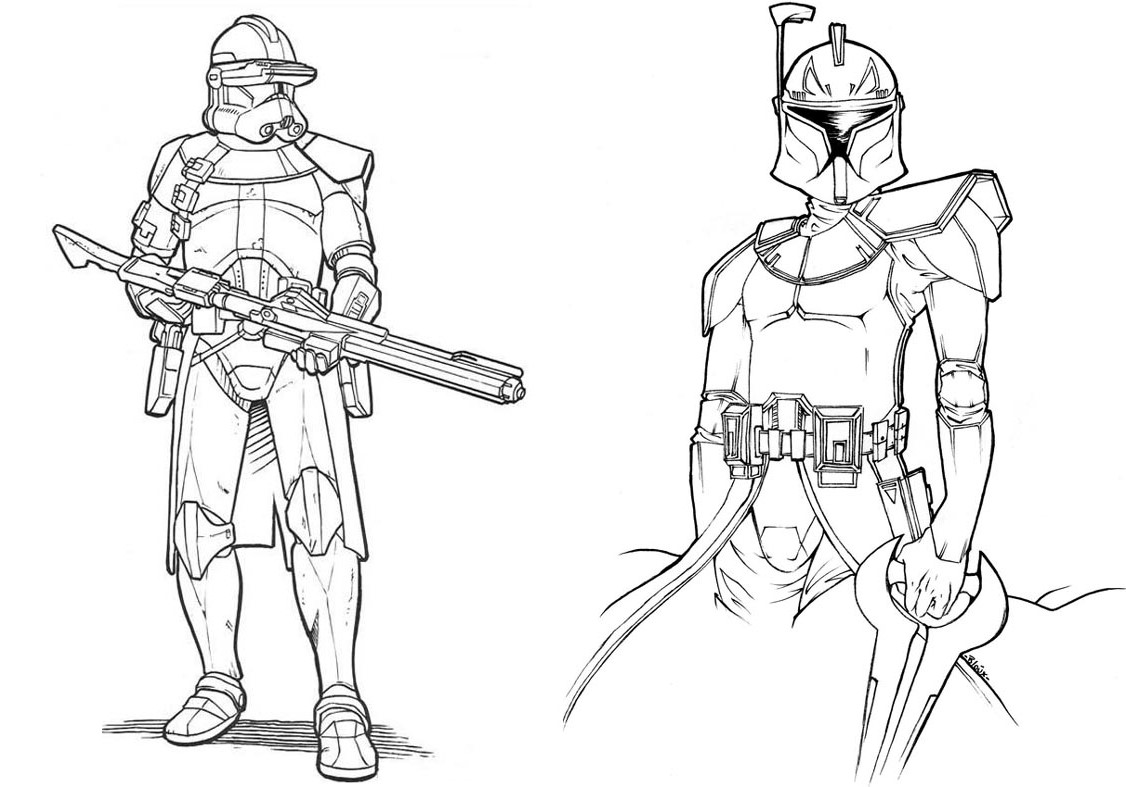 Desenho de Star Wars para imprimir